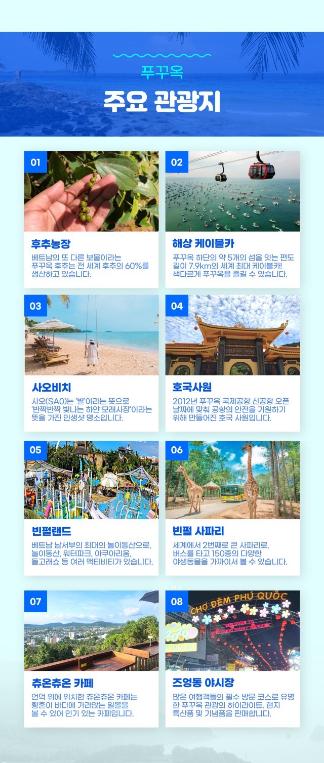 [부산출발] 푸꾸옥 실속/품격/휴양여행 3박5일