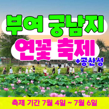 부여 궁남지 연꽃 축제 + 공산성