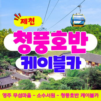 제천 청풍호반 케이블카 당일여행 버스투어