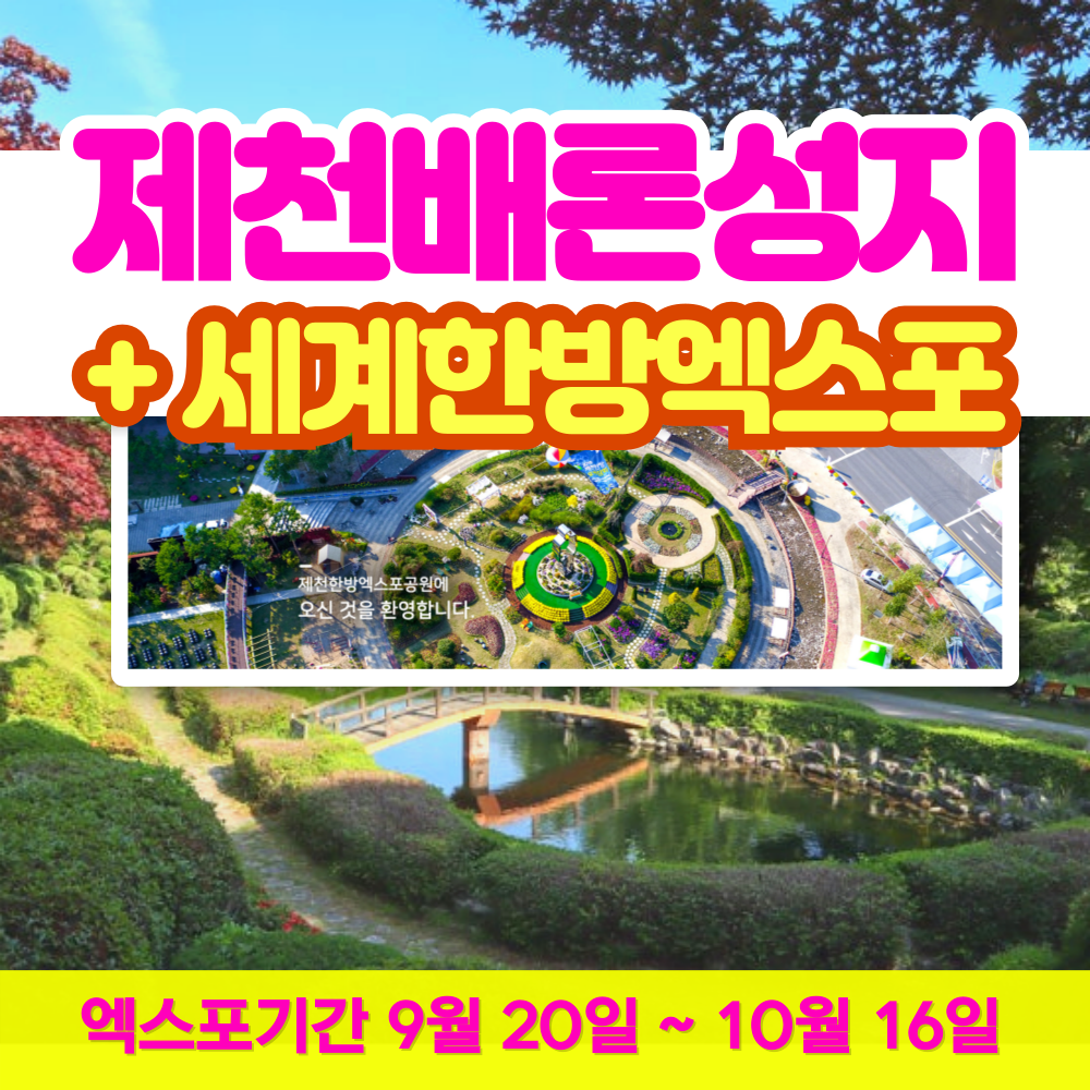 부산출발  제천배론성지+세계한방엑스포 당일 버스여행